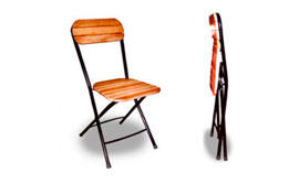 Стул складной из рейки сосны